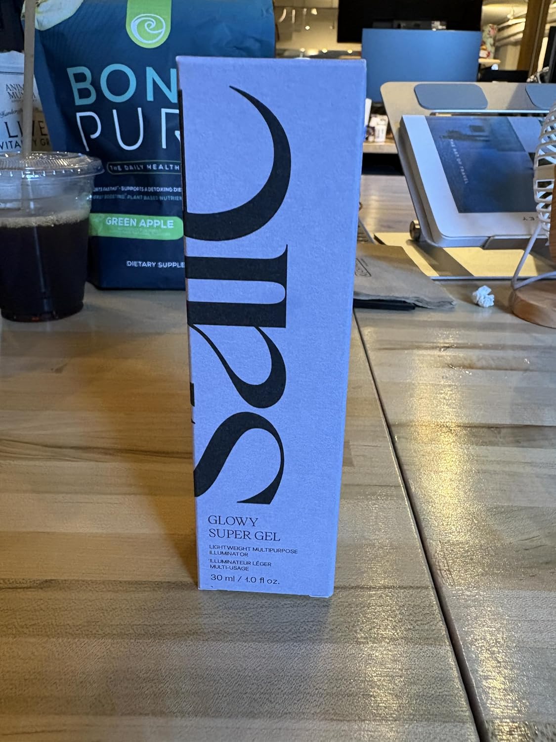 Glowy Super Gel Illuminating Face Makeup Primer, Sunglow (1 oz)