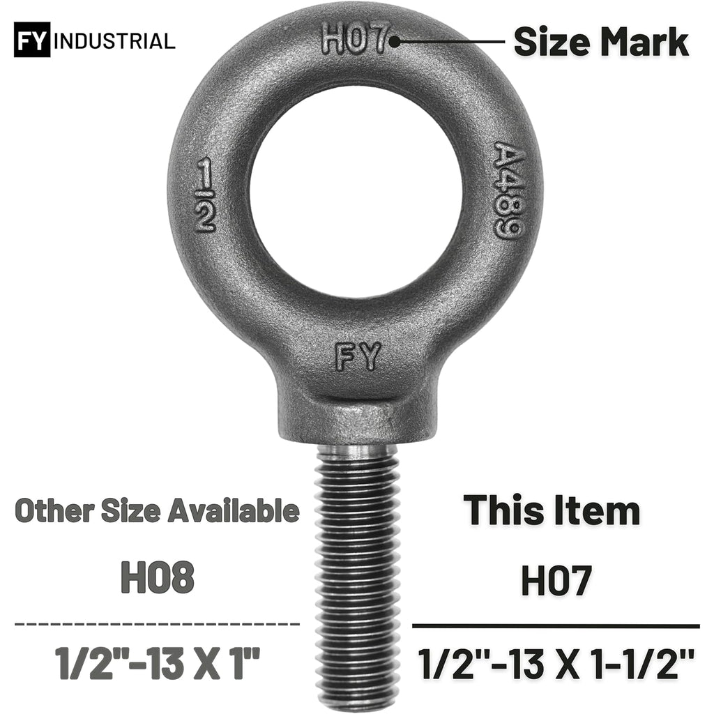Lifting Shoulder Eye Bolt 1/2"-13 X 1-1/2"