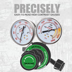 Medium Duty CGA540 Oxygen Regulator，B Size
