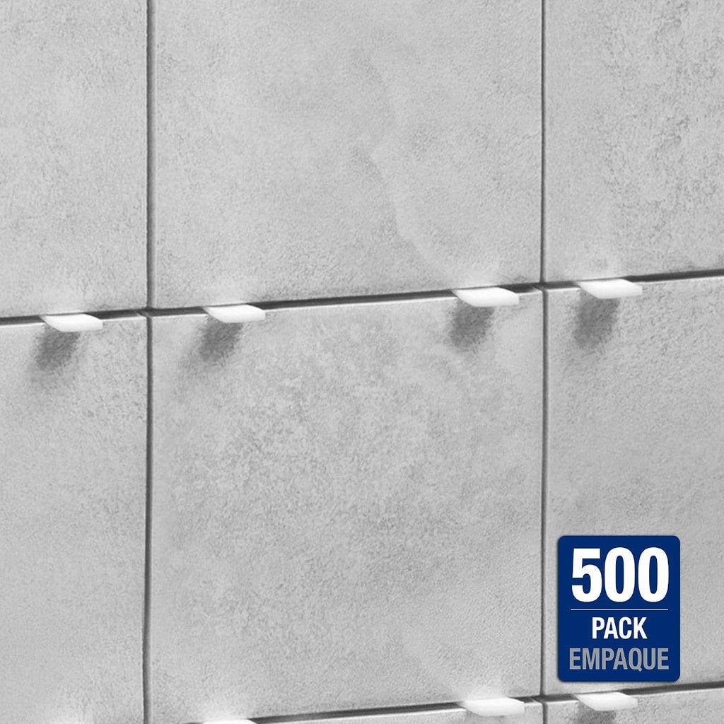 Soft Wedge Tile Spacers - 1/8" (3 mm) for Wall Tile (500 pack)