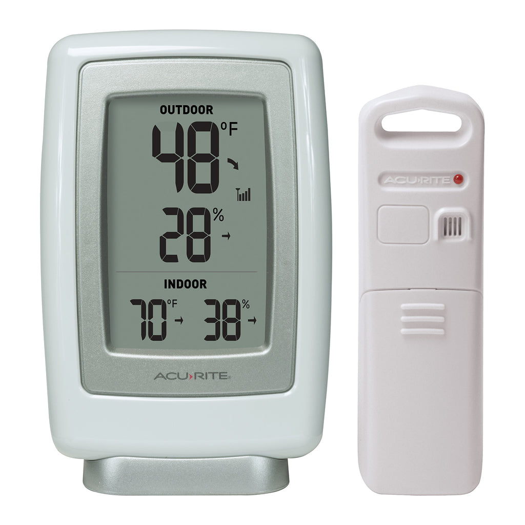 (00611) Indoor/Outdoor Wireless Thermometer with Hygrometer