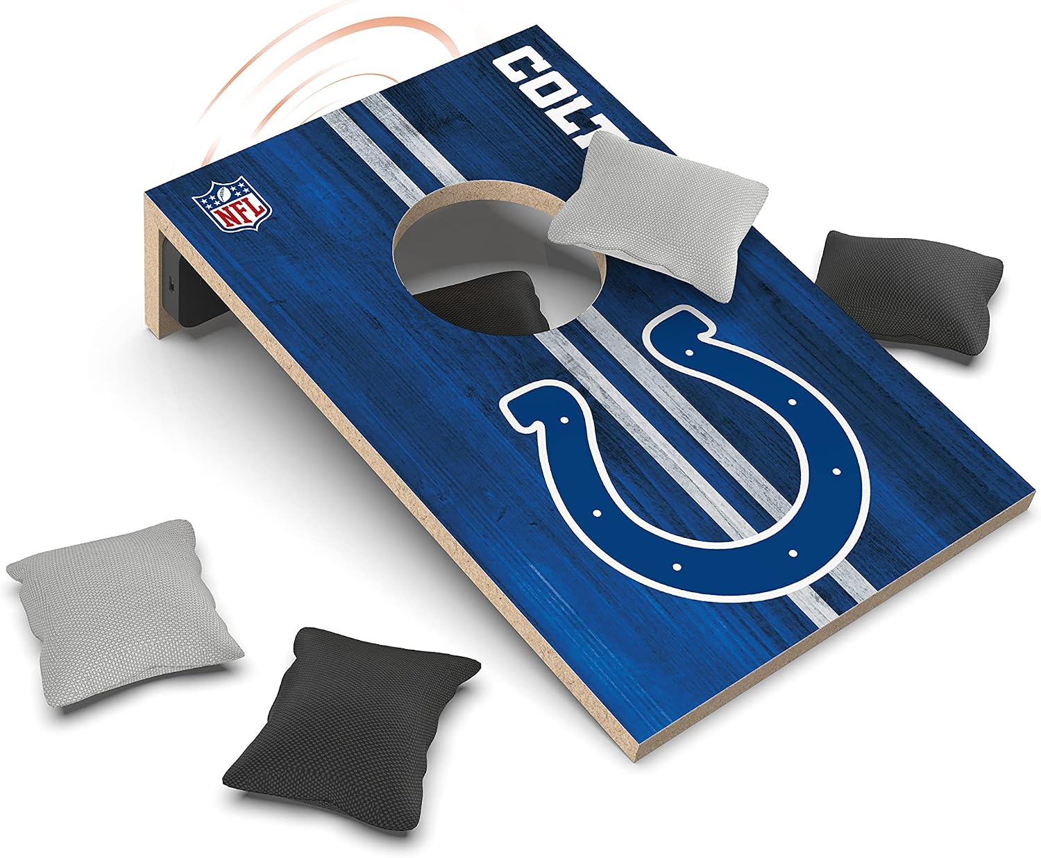 NFL Unisex Tabletop Cornhole Game and Bluetooth Speaker