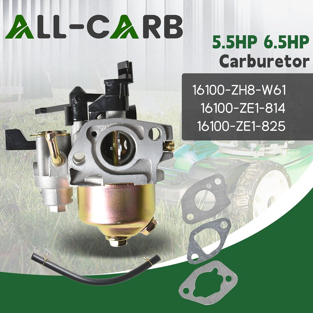ALL-CARB 16100-ZH8-W61 212cc Carburetor Replacement for GX120 GX160 GX200