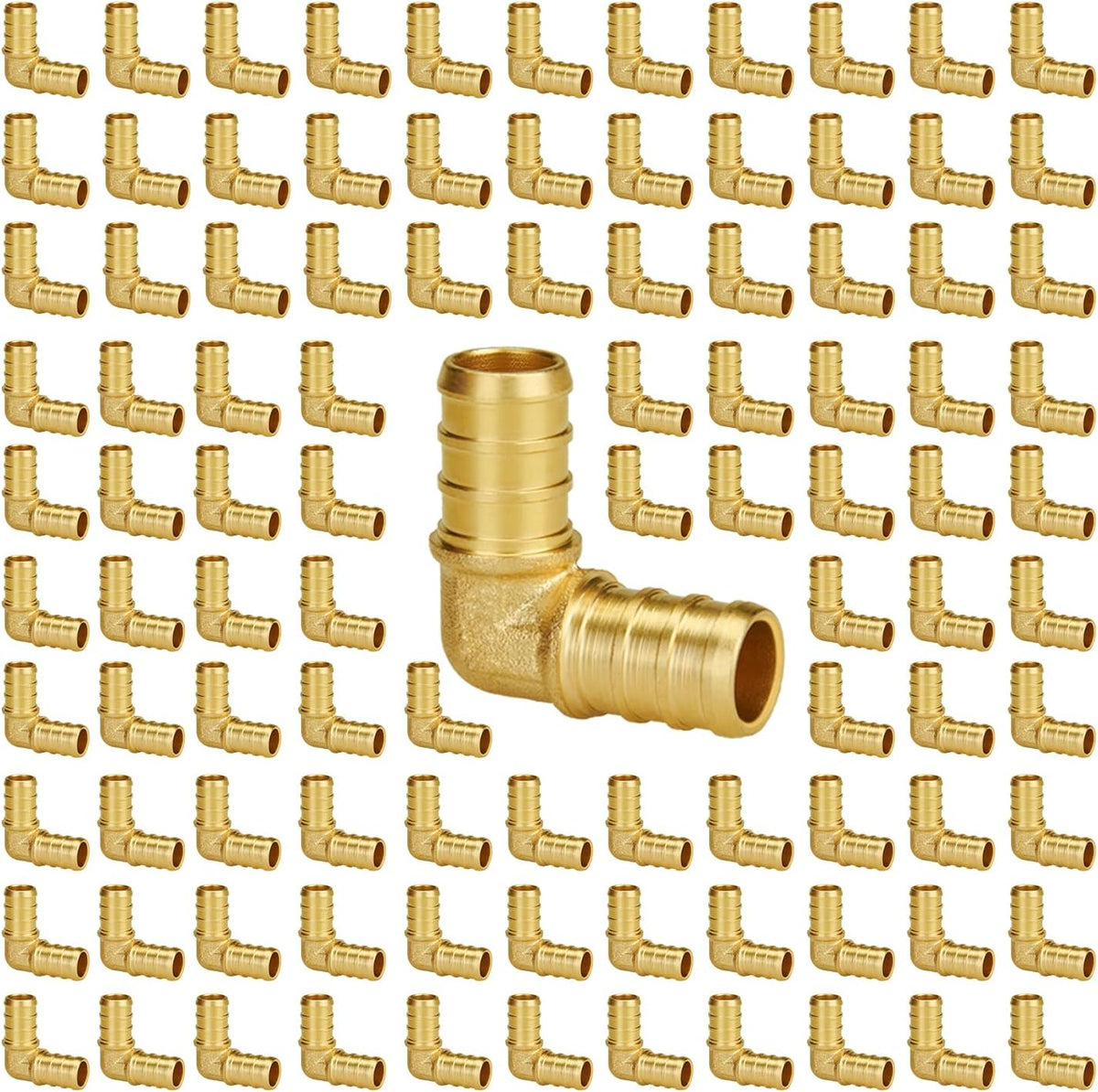 SUNGATOR 100-Pack 1/2" PEX 90 Degree Elbow, PEX Fittings 1/2 Inch