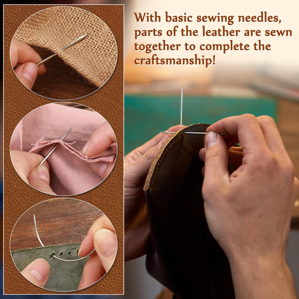 Leather Working Tools Kit, Leather Craft Tools for Stamping Repair