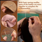 Leather Working Tools Kit, Leather Craft Tools for Stamping Repair