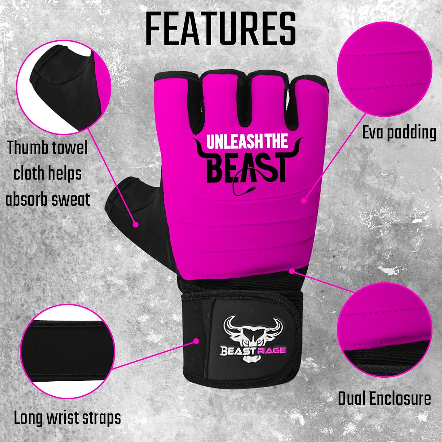 Taekwondo Karate Gloves for Men and Women, Boxing Training Gloves MMA Kickboxing Sparring Martial Arts Boxing Gloves