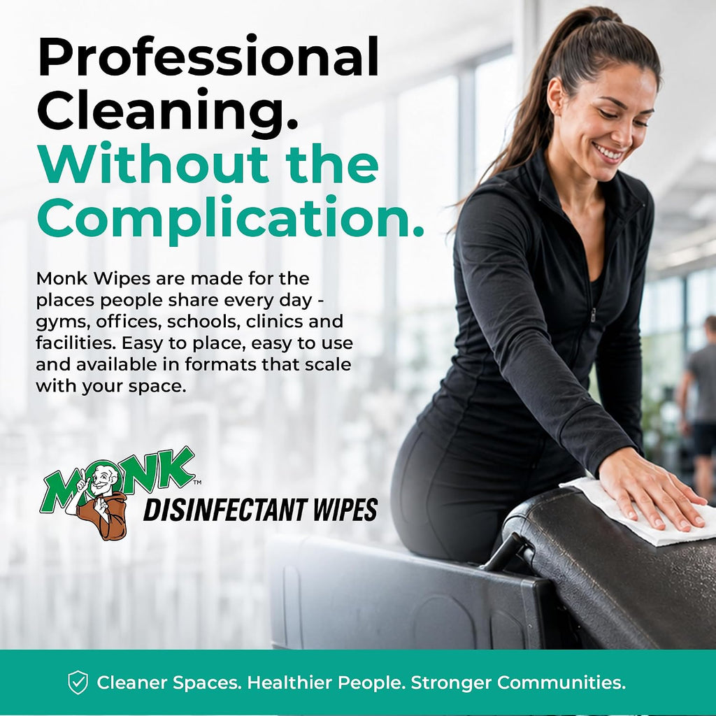 Disinfecting Wipes (2 Buckets of 800 Count) for Commercial Facilities | Heavy Duty Cleaning Wipes - 3in1