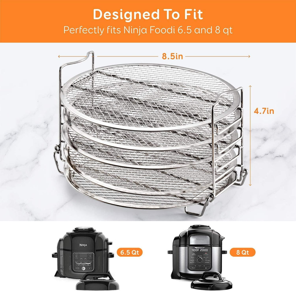 Dehydrator Rack for Ninja Foodi and Instant Pot Duo Crisp 6.5/8 Qt
