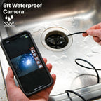 Klein Tools ET21 WiFi Borescope with Light, 5.5 mm 5-Foot Waterproof Snake