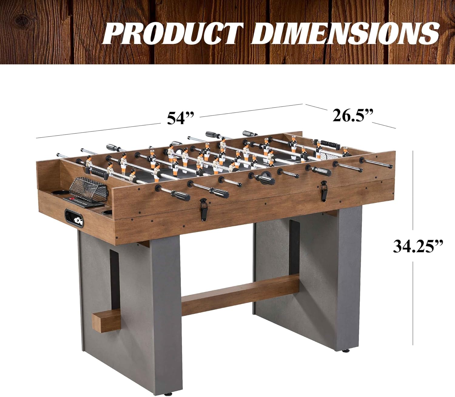 Barrington 54in Combo Game Table