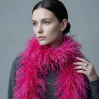 5 ply Hot Pink Ostrich Feather Boas.