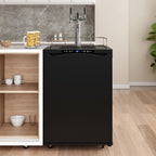 KC3000TRIP Full Size Triple Tap Kegerator with Digital Display - Black