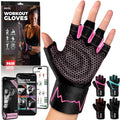 Workout Gloves for Women – Breathable Gym Gloves for Women with Palm Protection and Enhanced Grip – Padded Weight