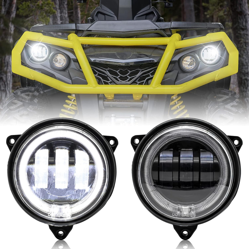 SAUTVS LED Headlight for Can-Am Outlander 500 650 800 850 1000 2012-2022