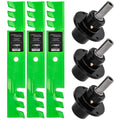 8TEN Spindle Toothed Blade Kit for Scag 41001 48 Inch Deck