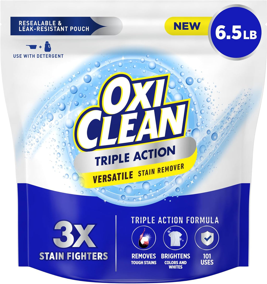 Triple Action Versatile Stain Remover Powder, 6.5 lbs