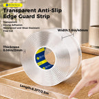 Edge Protector Tape 1.6in x 8.2FT, 0.08in Thickness Anti-Collision