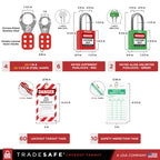 Lockout Tagout Kit, Loto Tool Kit, 85 Lock Out Tag Out Devices