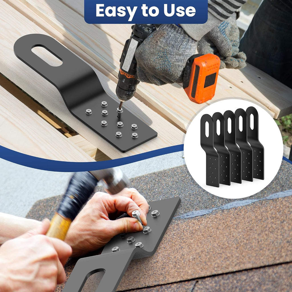 Roof Safety Anchor,Permanent Roof Anchor For Fall Protection Connects To Wood Surfaces,Metal Roofing Anchor Use With