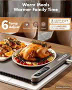 Warming Mat For Food Extra Large 36"x16" 580W Food Warming Mat Buffet Servers and Warmers,Chafing Dishes for Buffet 6
