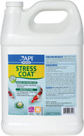 POND STRESS COAT (1 Gallon) Pond Water Conditioner - Quickly Makes Tap Water Safe for Fish & Plants - Up to 15360