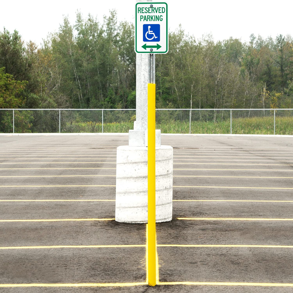 "Reserved Parking" Handicap Parking Sign With Bi-Directional Arrow | 12" x 18" 3M Engineer Grade Reflective Aluminum
