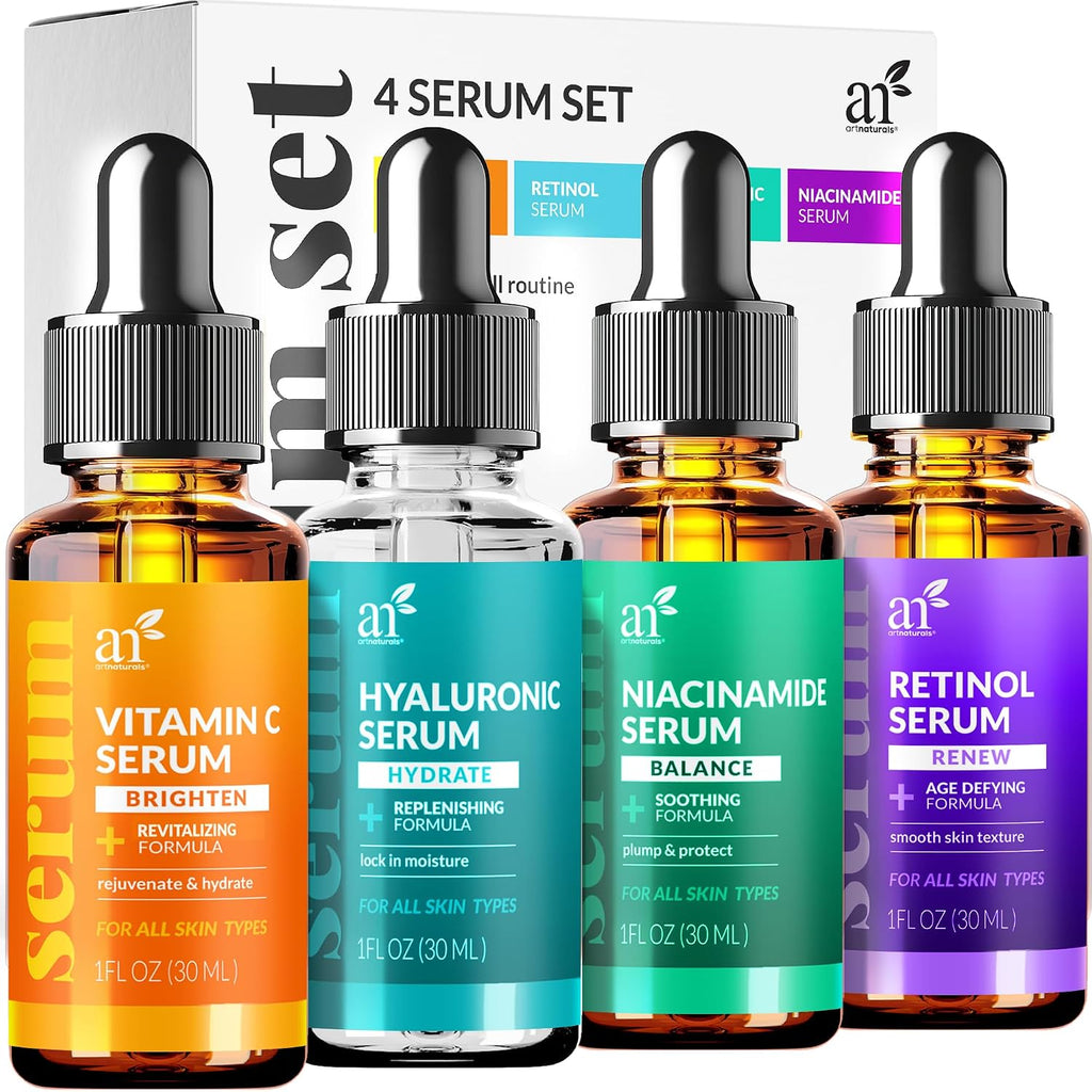 Vitamin C Skincare Serum Set, 4 Piece