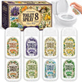 Travel Size Toilet Spray, Bathroom Odor Deodorizer, 8 Pack, 8 Scents