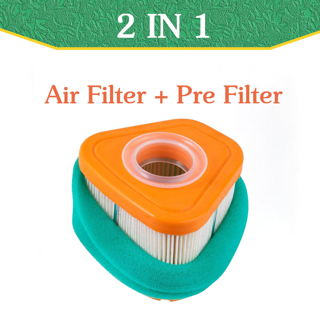 2 Pack 595853 597265 Air Filter for Briggs & Stratton
