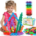 Kids Building STEM Toys for 3 4 5 6+ Year Old Boy Girl Birthday Gifts | 300PCS Educational Interlocking Discs
