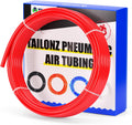 TAILONZ Red 6mm OD Nylon Air Brake Hose 32.8ft