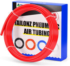 TAILONZ Red 6mm OD Nylon Air Brake Hose 32.8ft