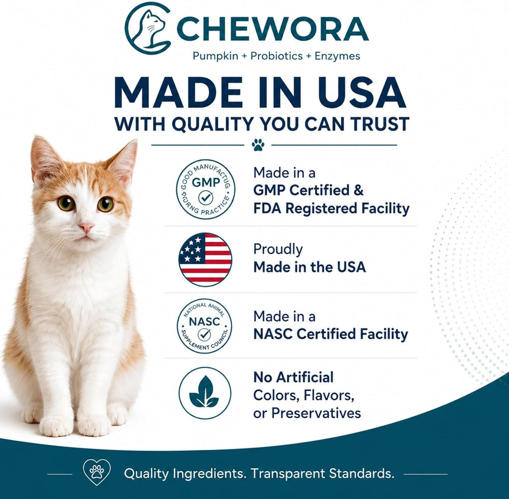 Probiotics for Cats – Digestive Support Chews, 240 Chews