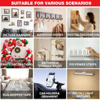 Heavy Duty Removable Double Sided Tape for Picture & Wall, 2in x 9.85ft