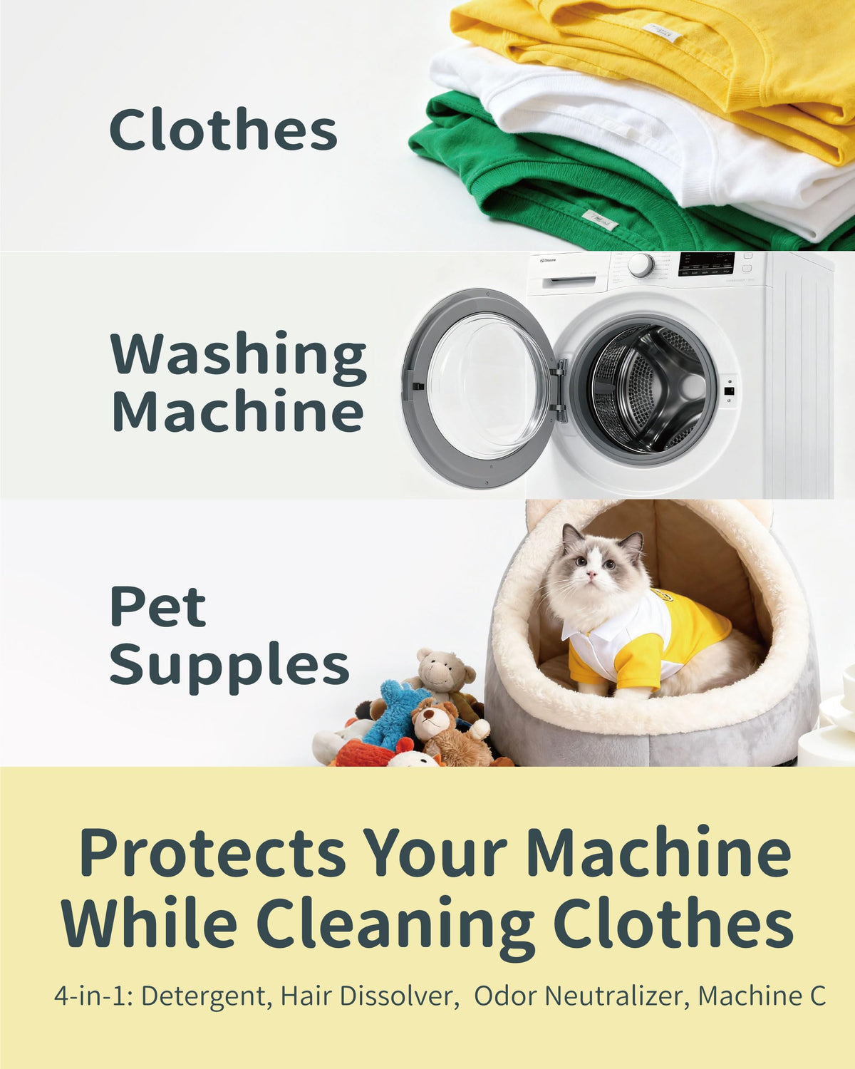 Laundry Powder Pro for Pet Homes, Upgraded Formula