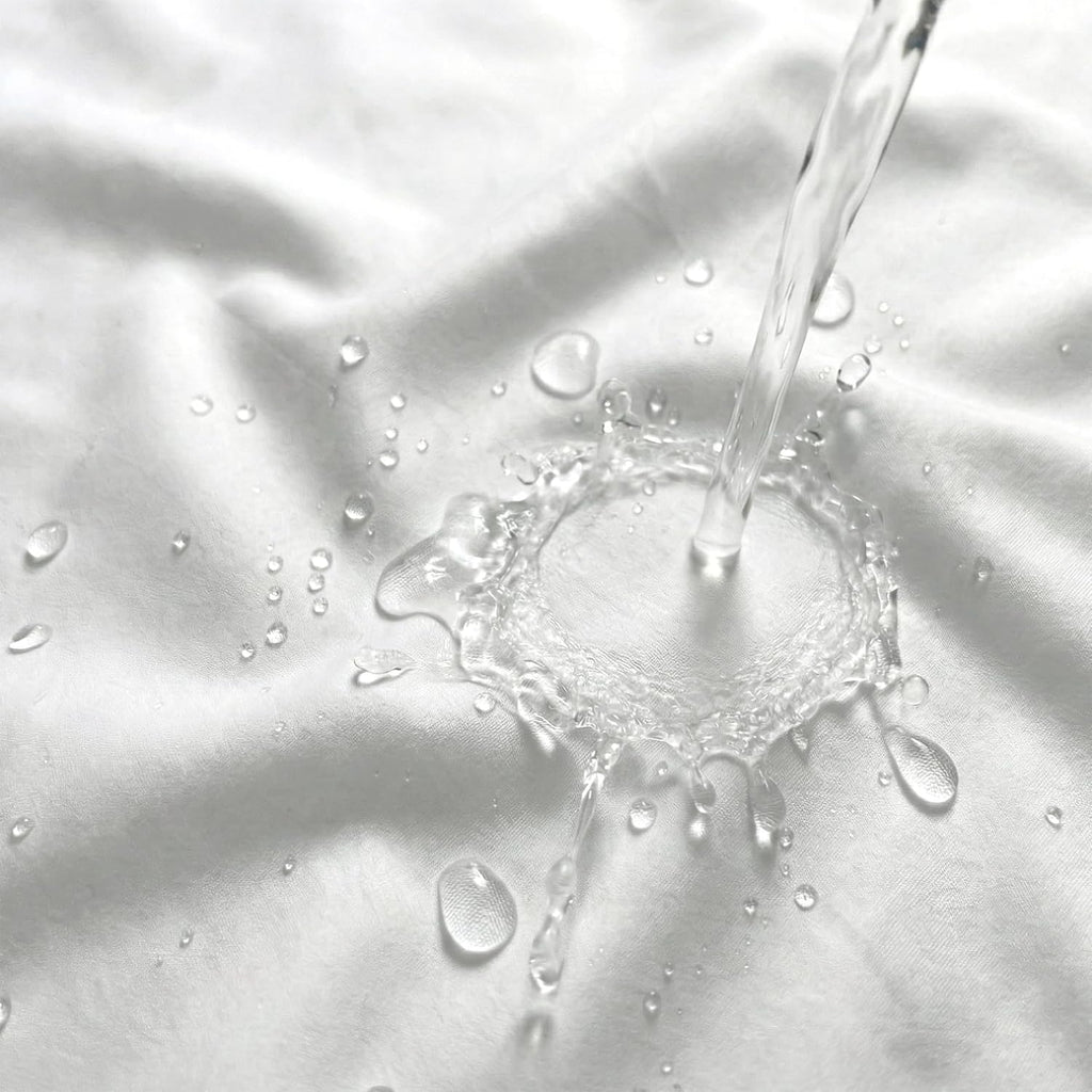 Waterproof Fabric Shower Curtain Liner, TPU Coated, PEVA-Free & Odorless, Hotel Quality, 3 Magnets, Rust-Proof Metal