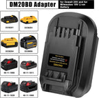 Battery Adapter for Porter Cable 20V Cordless Tools (1 Adapter Only)