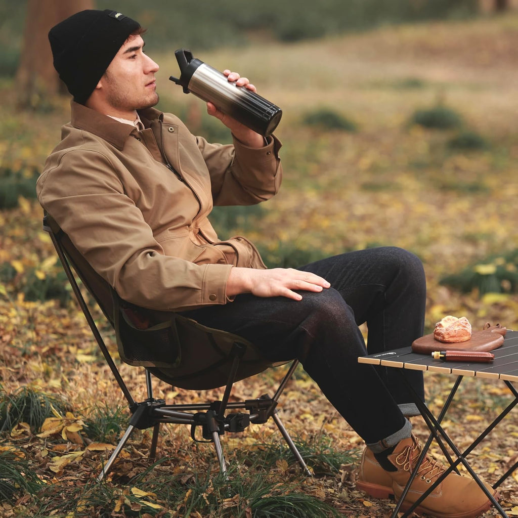 Portable Camping Chair Backpacking Chair - The 4th Generation Ultralight Folding Chair - Compact, Lightweight