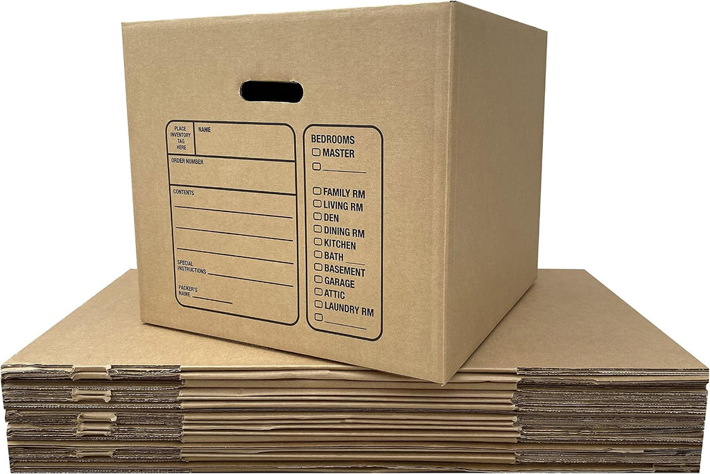 Premium Medium Moving Boxes, 18x18x16",Cardboard Box, (Pack of 10)