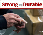5" x 1000ft 80 Gauge 12 Rolls Shrink Wrap Film with 1 Handle
