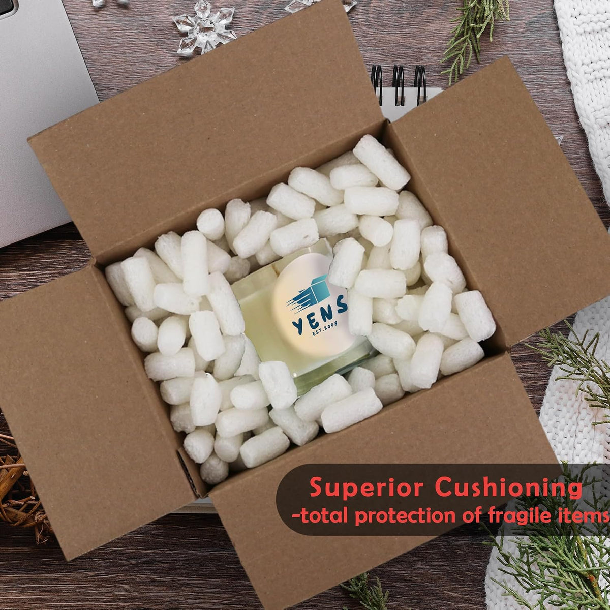 Packing Peanuts 45 Gallon 7 cubic ft Biodegradable Popcorn