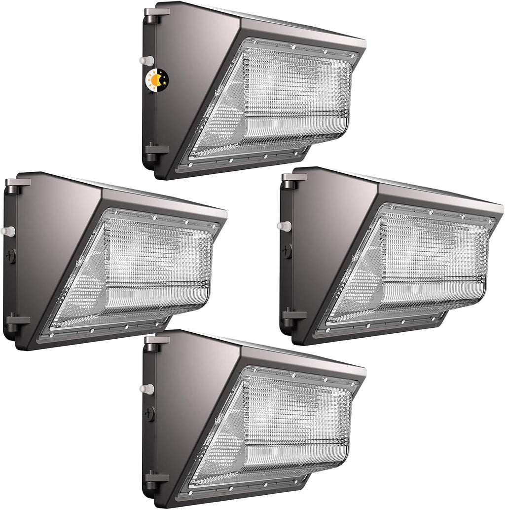 Lightdot Wall Pack LED Exterior Light, 4 Pack 150W Outside Lighting
