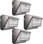 Lightdot Wall Pack LED Exterior Light, 4 Pack 150W Outside Lighting