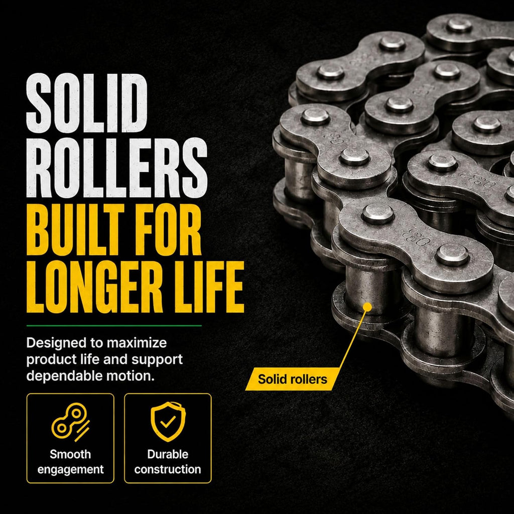 SpeeCo #60-H Roller Chain 3/4" Pitch - 10 Feet with Connecting Link