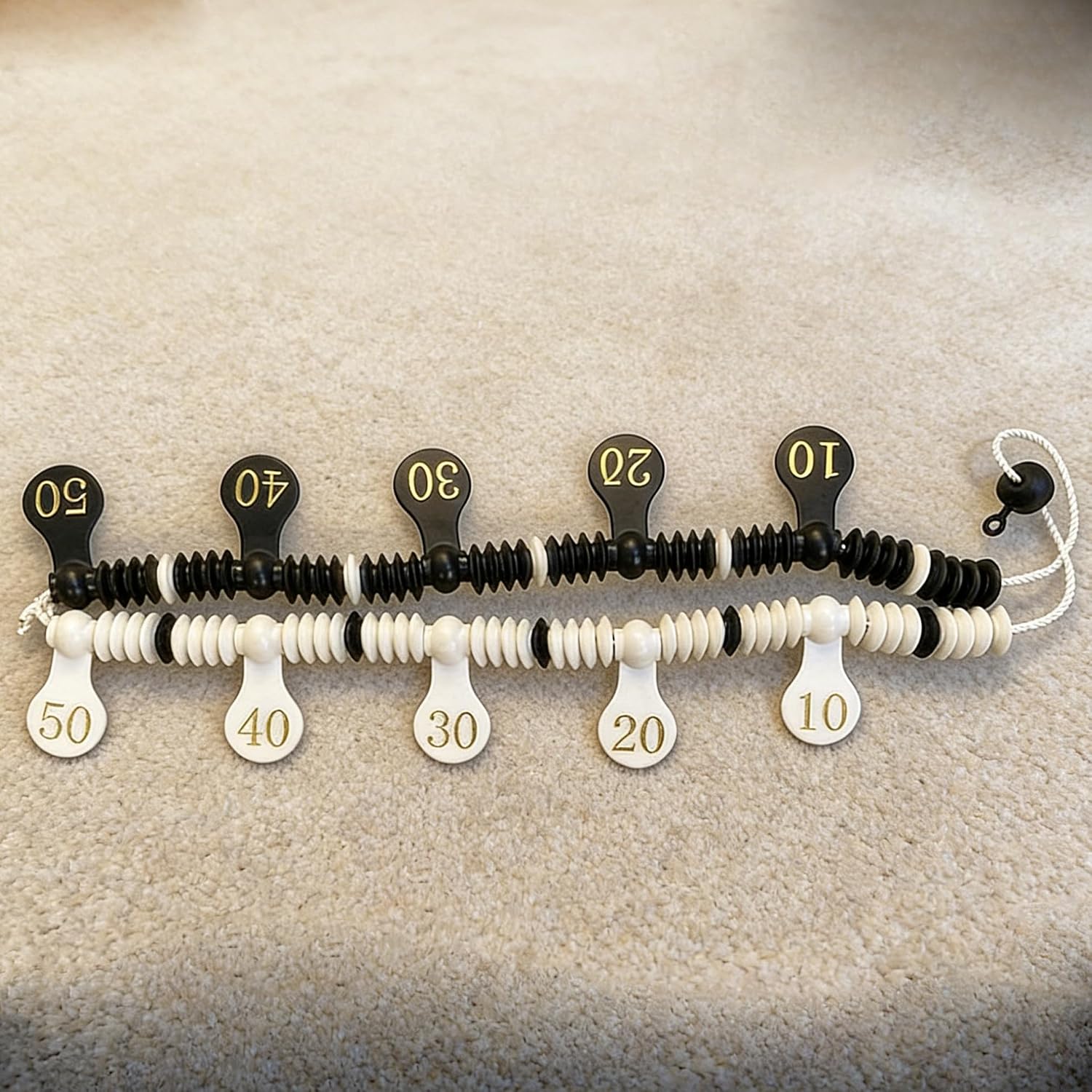 Shuffleboard Manual Score Keeper, Portable Beads Scoreboard, Billiard Table Accessories