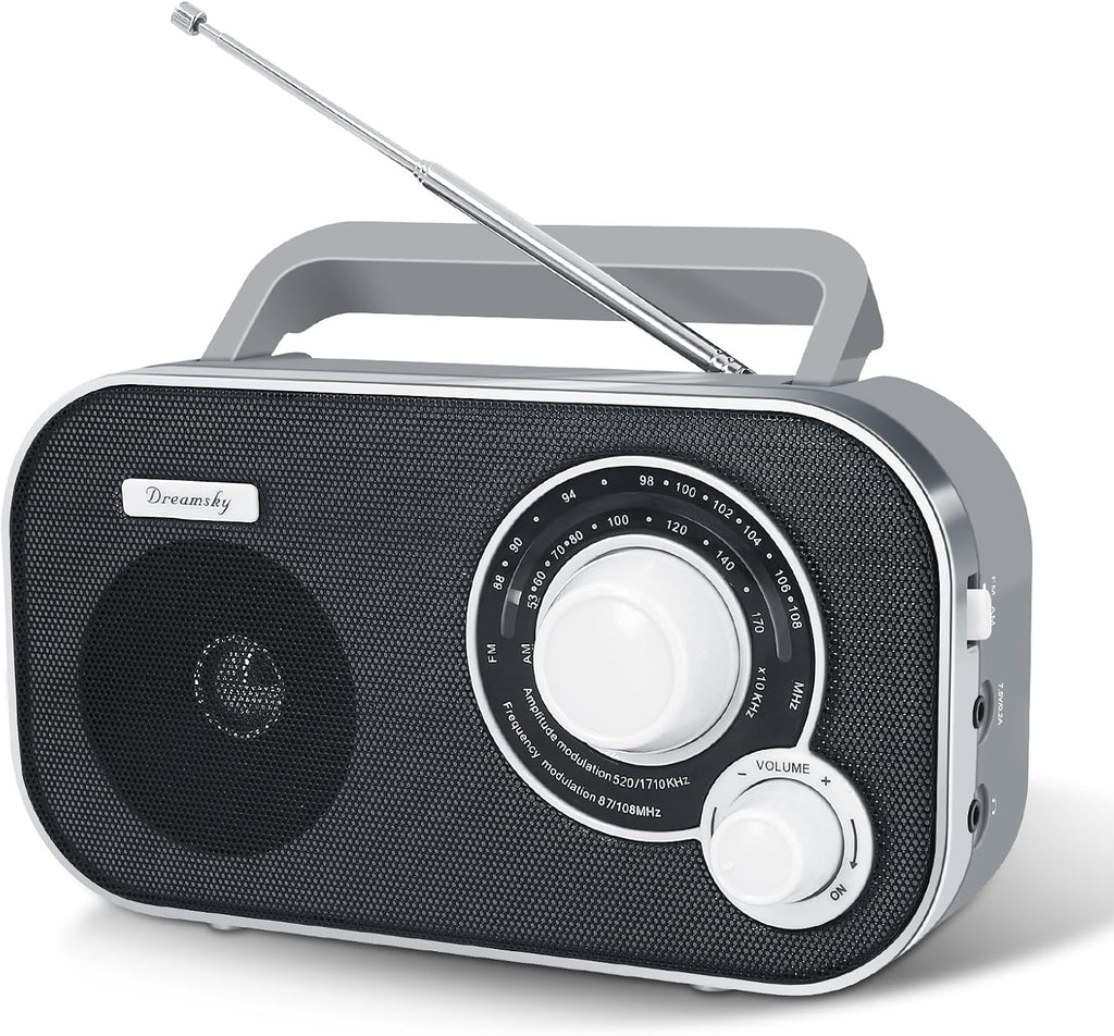 AM FM Portable Radio Plug in Wall or Battery Operated