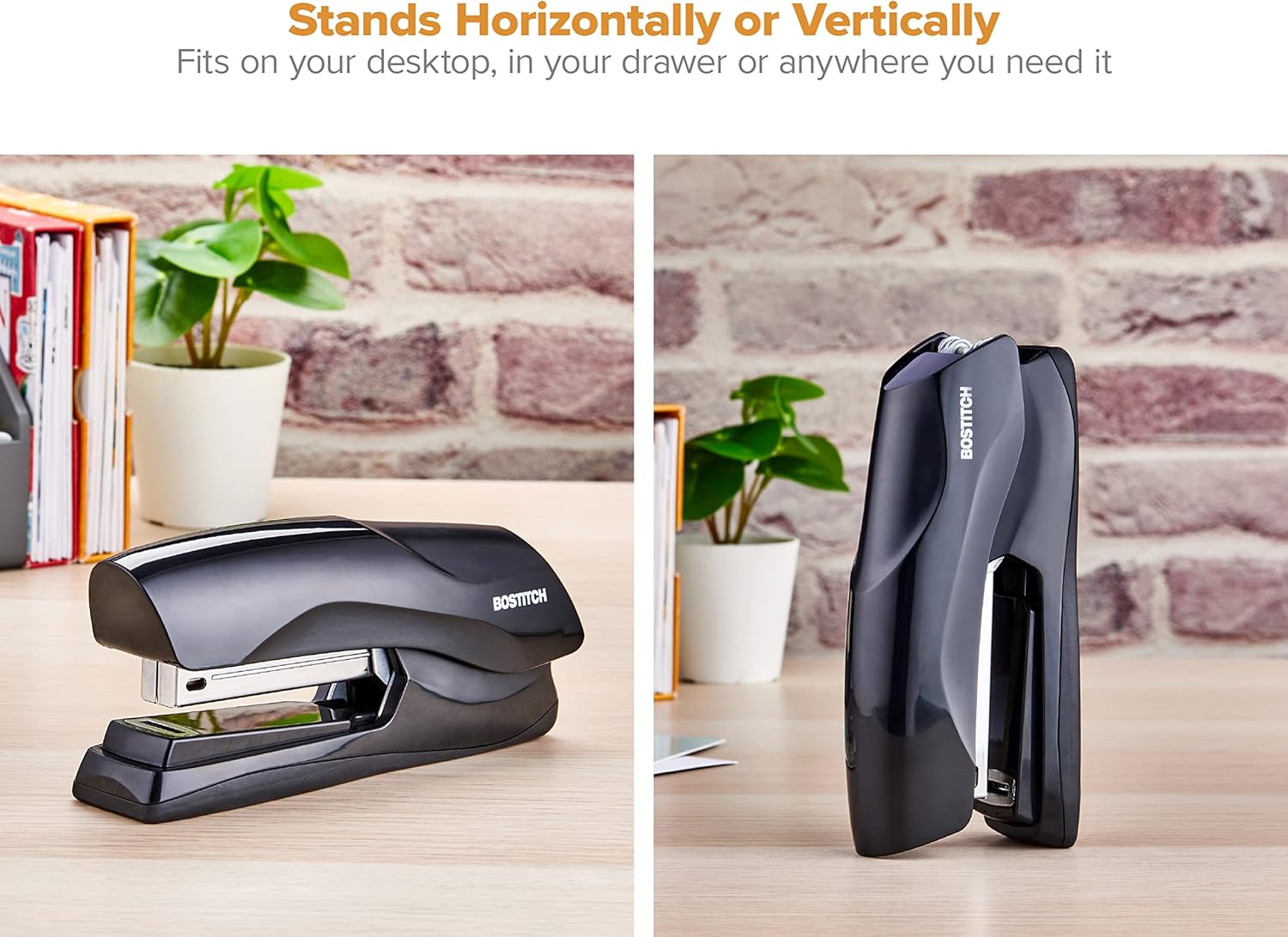 Office Heavy Duty Stapler, 40 Sheet Capacity, No Jam, Full Strip