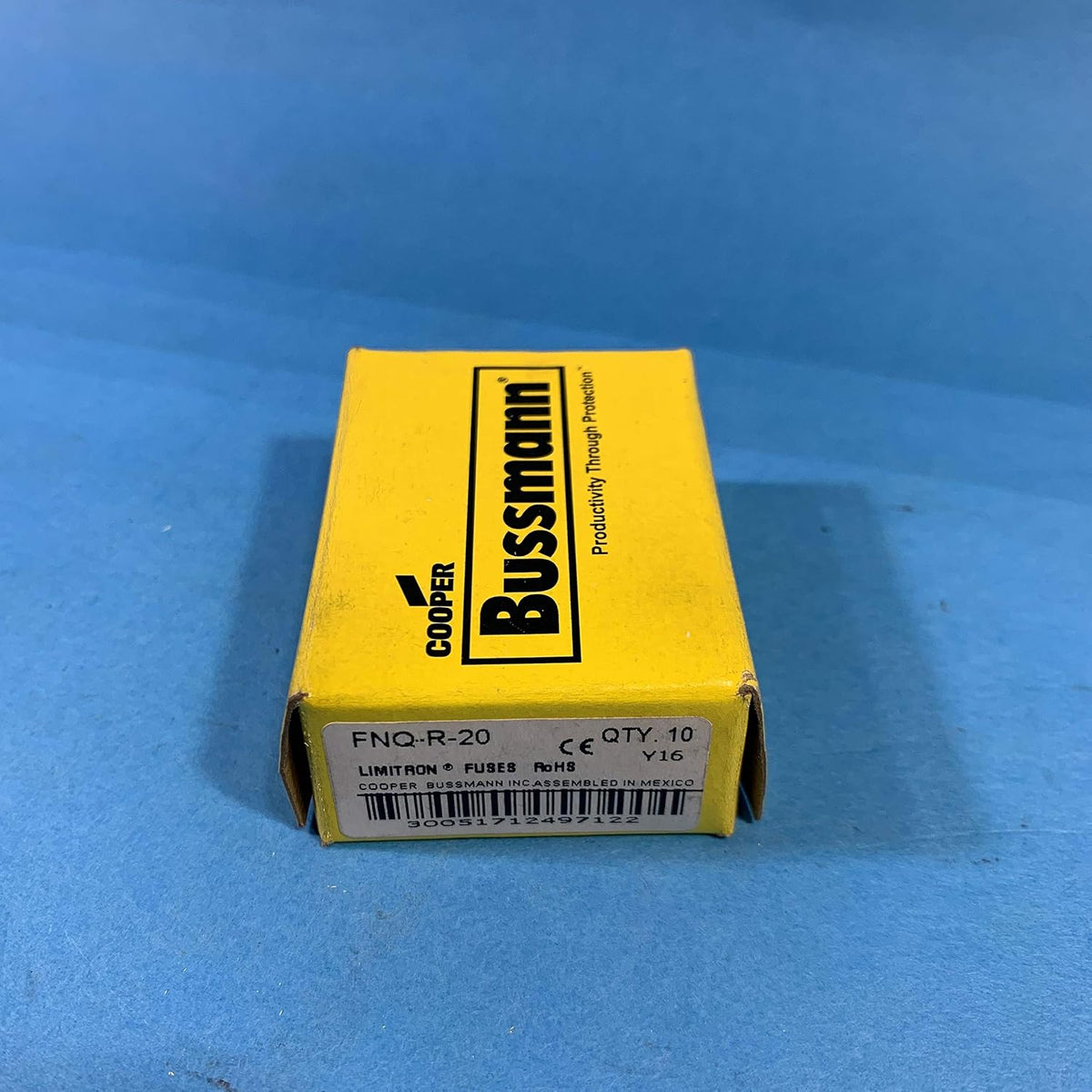 Fuse, 20A, Class Cc, Fnq-R, 600Vac/300Vdc