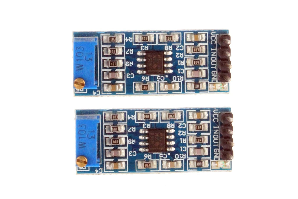 NOYITO LM358 100 Gain Signal Amplification Module Operational Amplifier Module Working Voltage DC5 to 12V (Pack of 2)